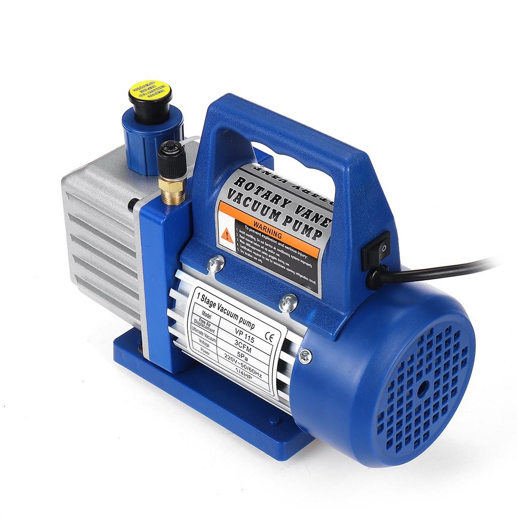 Rs-1 3CFM 1 / 4HP vacuum pump Air stage impeller HVAC AC Air tools 220V 60HZ 180W 260x110x240mm