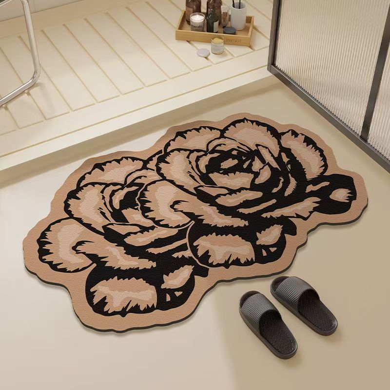 Bathroom Absorbent Diatom Mud Toilet Non-slip Doormat Toilet Toilet Floor Mat Toilet