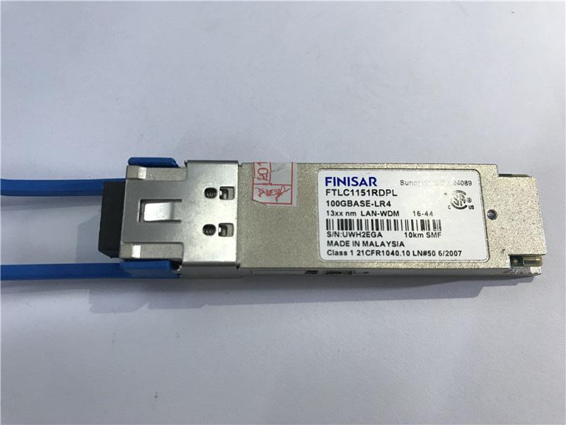 FINISAR 100G-LR4 QSFP28 Optical Module, Single Mode, 10KM