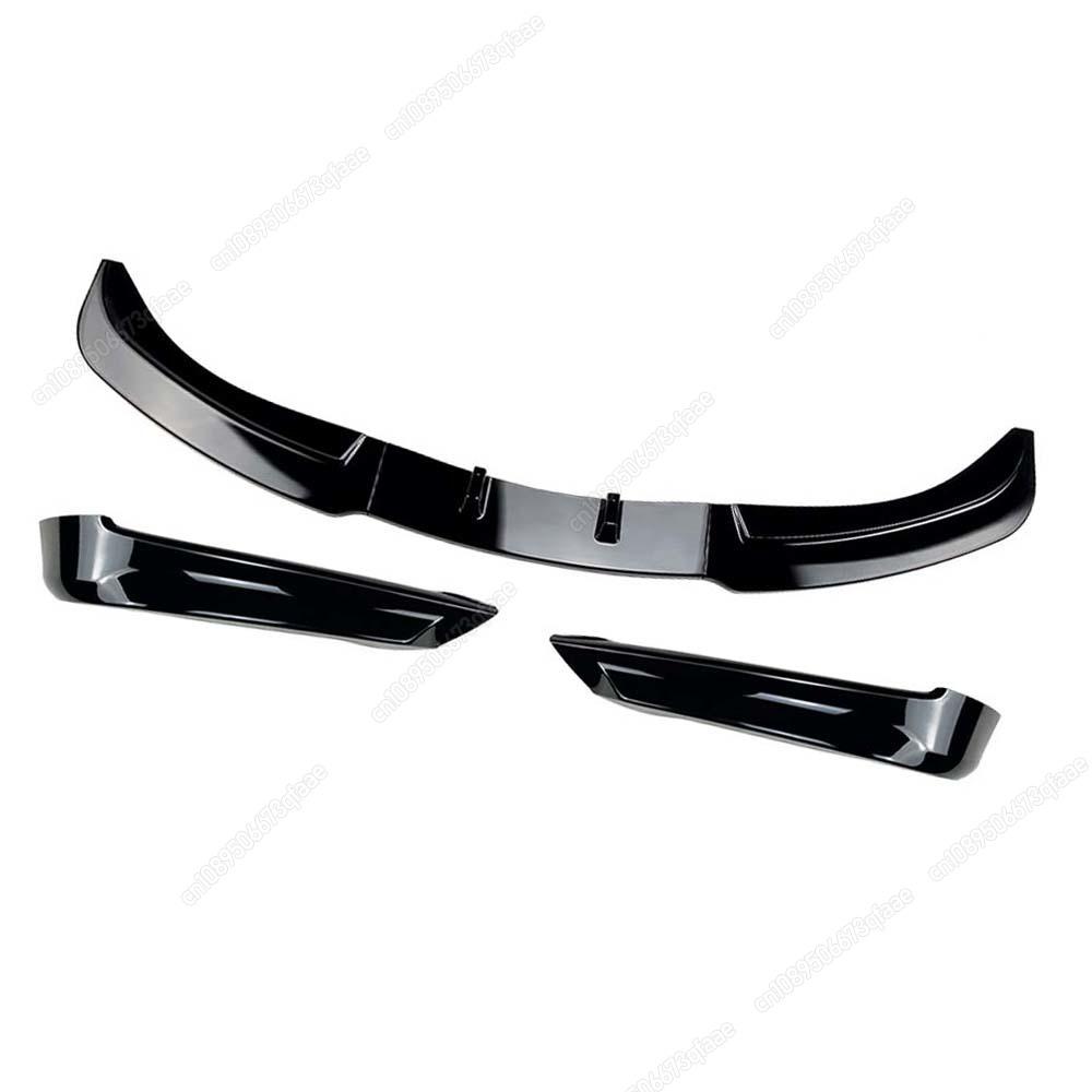 Front Bumper Lip Splitter Diffuser For BMW 3 Series E90 E91 318i 320i 330i 2005-2008 Pre-Facelift ABS Body Kit Tuning Spoiler