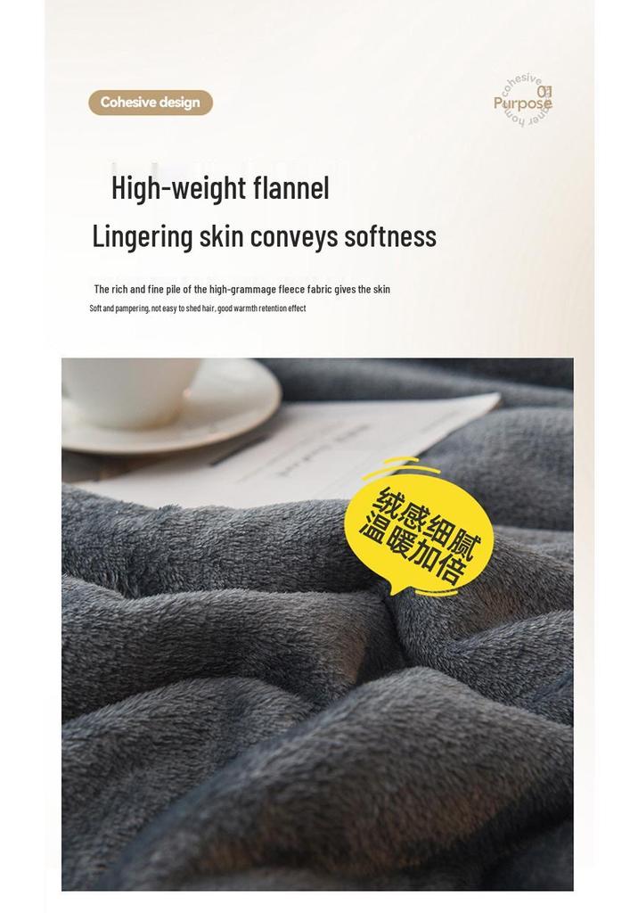 Luxurious Double-Sided Lambswool Plush Blanket & Duvet Cover
