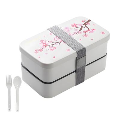 IOLOYU Bento Large Capacity Lunch Box for Men and Elementary School High School and Bento Picnic Bento Box Easy To Large Slim Bento Simple and Large