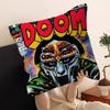 M-MF Doom Kissenbezug Kissenhülle Dekokissenbezug Bedruckter Kissenbezug für Sofa