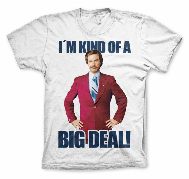Officially Licensed Anchorman I´m Kind of A Big Deal Men S T-Shirt S-XXL Sizes S