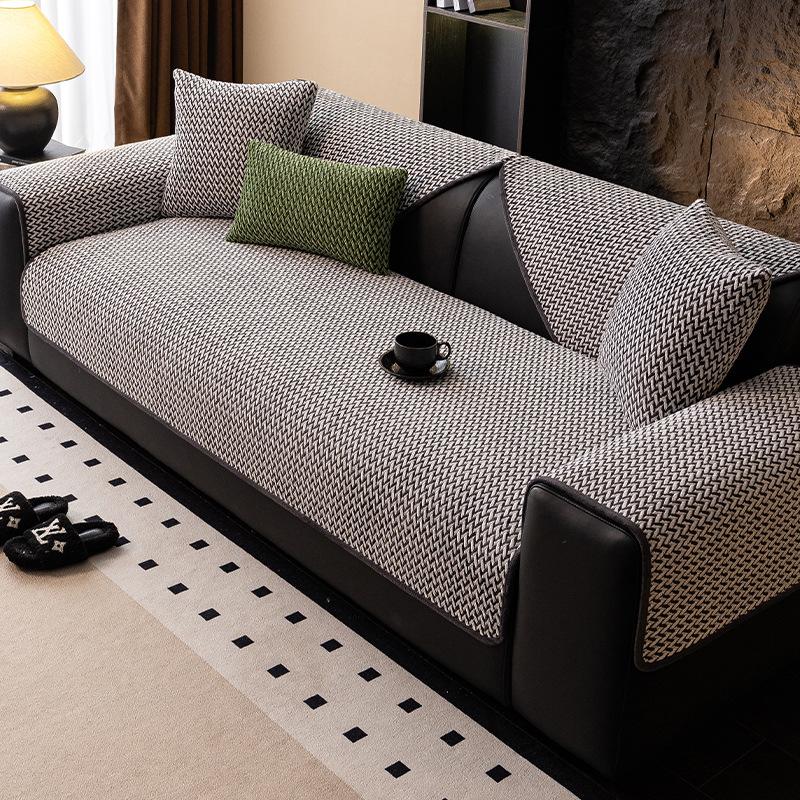 Winter Plush Sofa Cushion Non-slip Warm Sofa Cover Cover All-inclusive Universal Senior Sense Cover Cloth