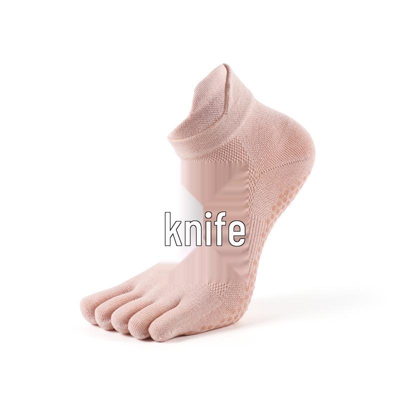 MEIKAN Women s Non-Slip Five-Toe Pilates & Yoga Socks with Open Heel Women s Size (35-38) розовый