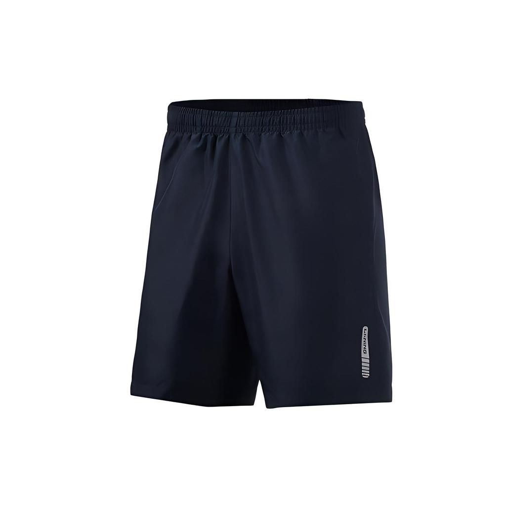 Li Ning Logo Sports Shorts Men Shorts Blue AKSN183-7