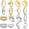 Bestseller 925 Silber, Herzförmiger Schmetterlingsring, Größen 6, 7, 8, 9, Perfekt für Exquisite Charm-Schmuckstücke Europäischer Frauen