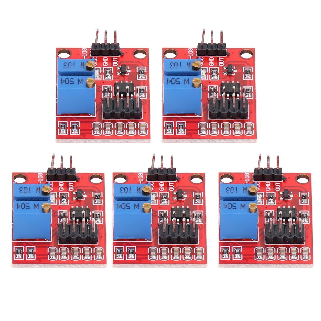 5Pcs NE555 Pulse Module Frequency Duty Cycle Adjustable Module Squares Wave Signal Generator