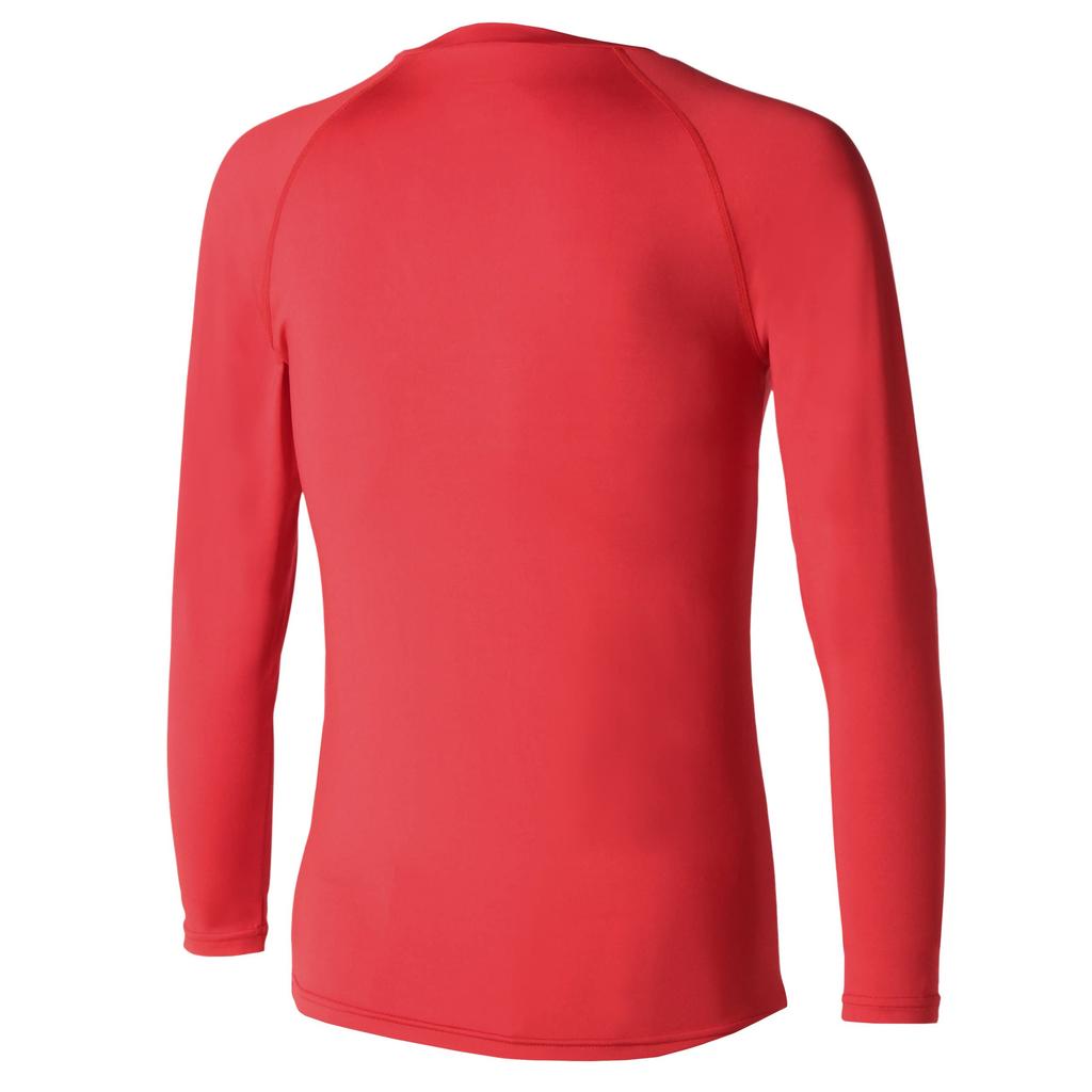 FINTA Junior Stretch Long Sleeve Cool Neck Undershirt FT5998 Red 130 Soccer/Futsal (7100)