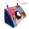 Triangle Bird Cage Parrot Plush Nest Pet Parrot Nest Budgie Warm Winter Hammock Cage House Hut Tent Bed Hanging Cave Pet Product