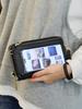 RFID Blokující Taška na Mobilní Telefon s Dotykovým Displejem, Funkční Crossbody Dlouhá Peněženka, Mini Peněženka na Mince pro Ženy