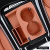 For Mercedes-Benz Car Water Cup Holder Silicone Insert Non-Slip Mat Fit C-Class GLC300L/C260L/C200L/E-Class Interior Decor
