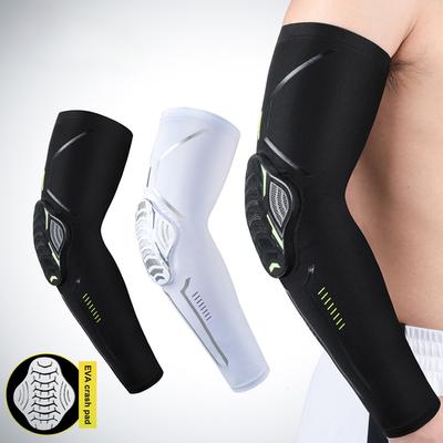 1 Piece Basketball Elbow Pads Elastic Foam Volleyball Sleeves Protector Fitness Gear Sports Training Support Bracers