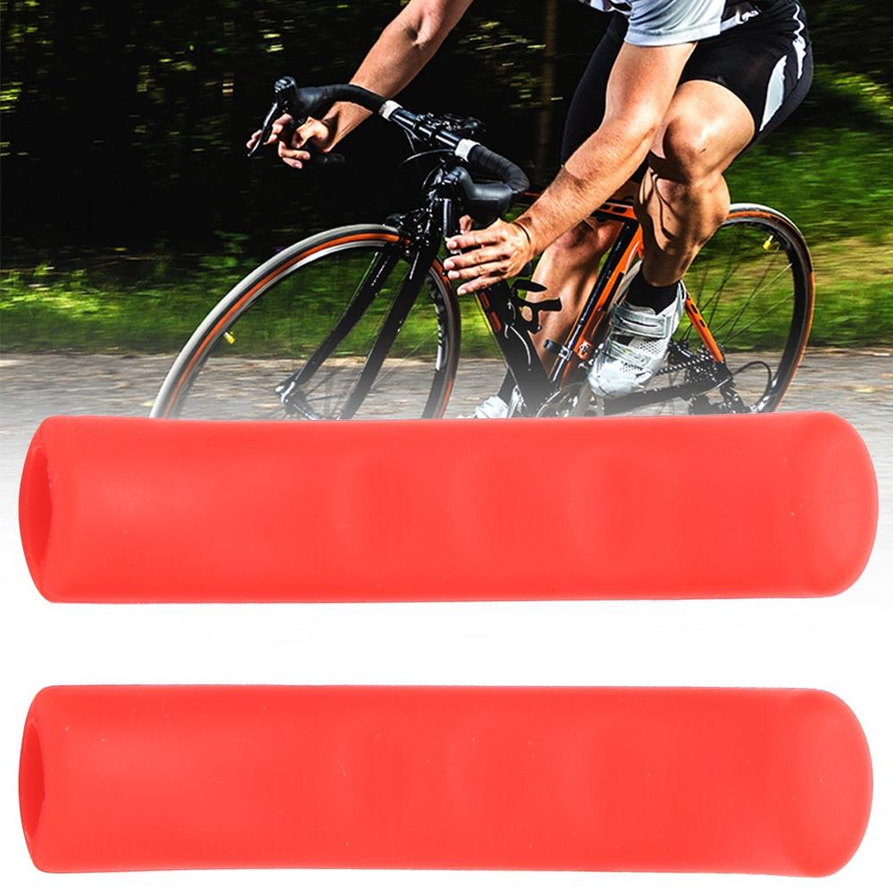 5 Pair   Silicone Mountain Road Bike Brake Lever  or Anti skid Brake Handle Cover   Accessory(Red )