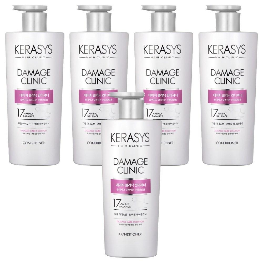 Kerasis Damage Clinic Protein Conditioner 600ml 5 Pcs