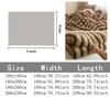 New Thickened Warmth Solid Color Coral Fleece Bed Blanket Fluffy Soft Double-sided Throw Blanket Seasons Universal Sofa Blanket