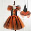 Halloween Girls Costumes Girls Tutu Skirt Cosplay Performance Skirt Hat