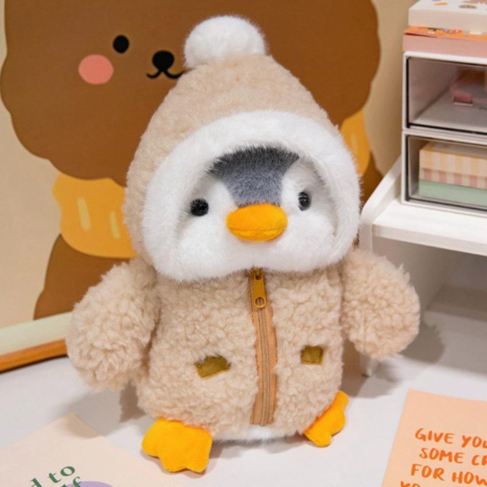 

Drag Penguin Doll Hat Penguin Plush Toy Soothing Ragdoll Polar Animal Doll Birthday Gift approx. 25cm 0.2kg