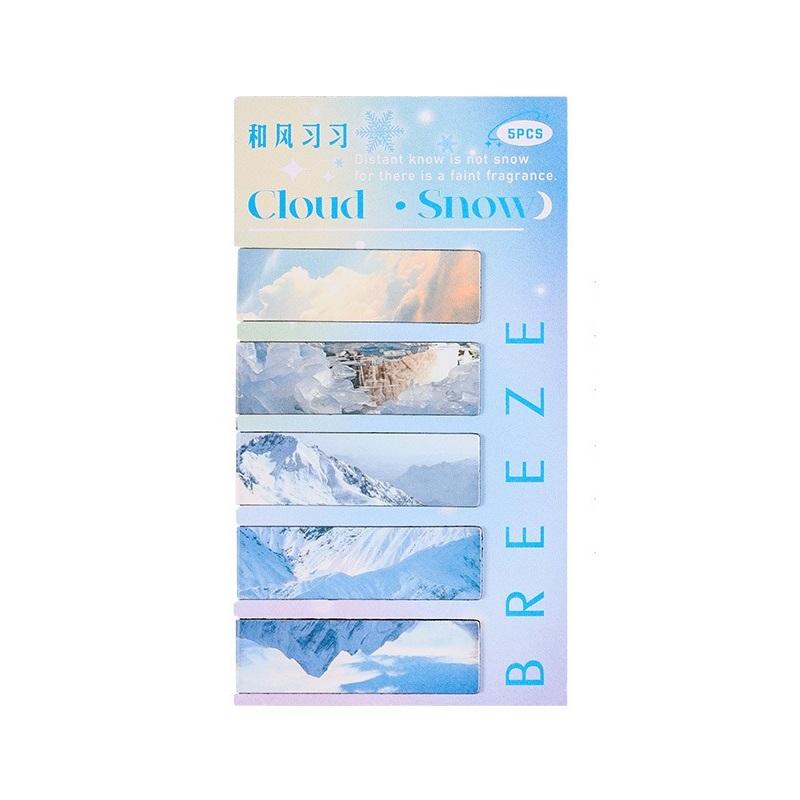 

5 шт., набор магнитных закладок «Бриз», зажимы для страниц, маркер для книг, уникальный подарок для чтения