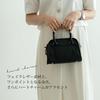 Vintage-style mini Boston bag with DEVICE triple charm