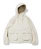 Cgp Balloon Fit Cotton Hooded Zip-Up Jumper_Cream