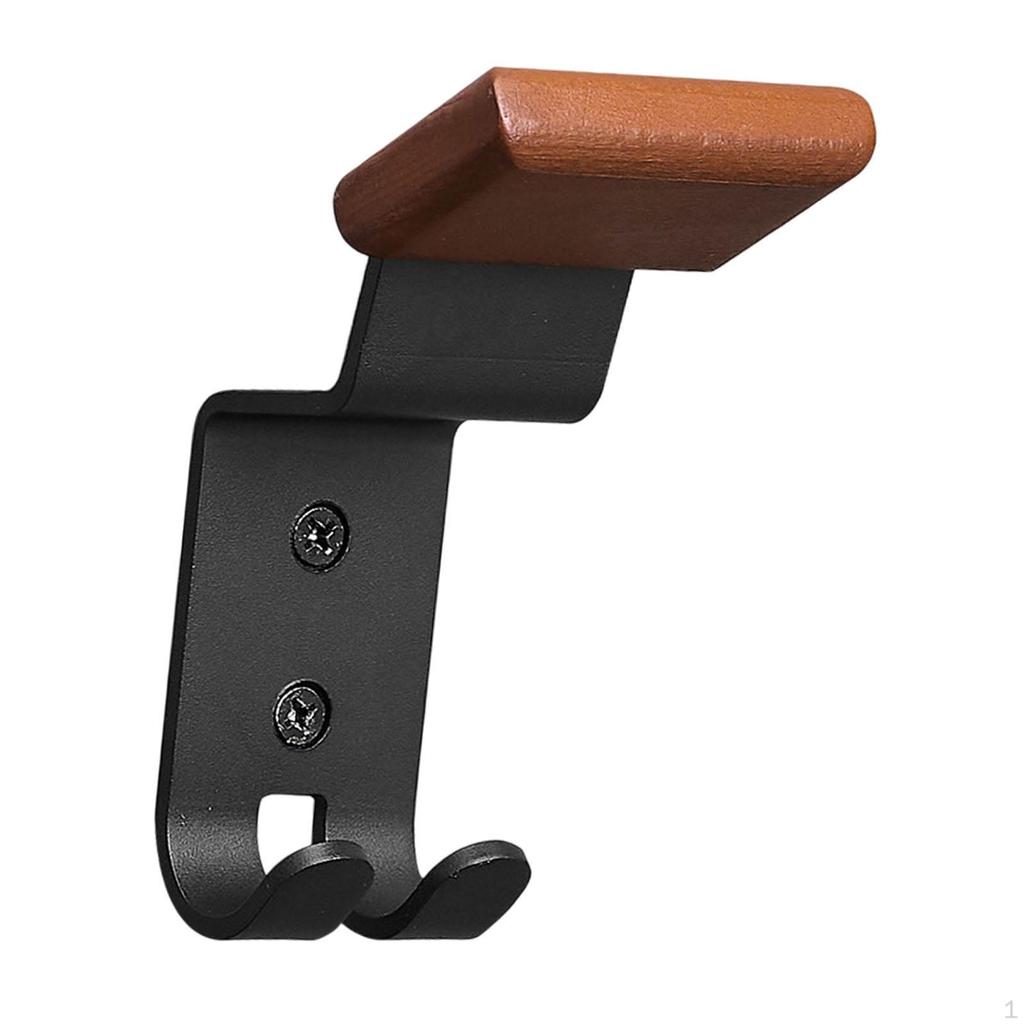 Heavy Duty, Easy To Install Wall Mounted Helmet Rack with , for Coats, Football And Baseball Gear.