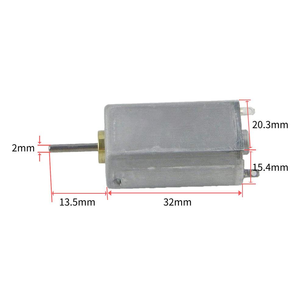 High Speed Metal Brush Carbon Brushed 180 DC Motor 3-6V DC 5000RPM-30000RPM For Model Plane Ship Car