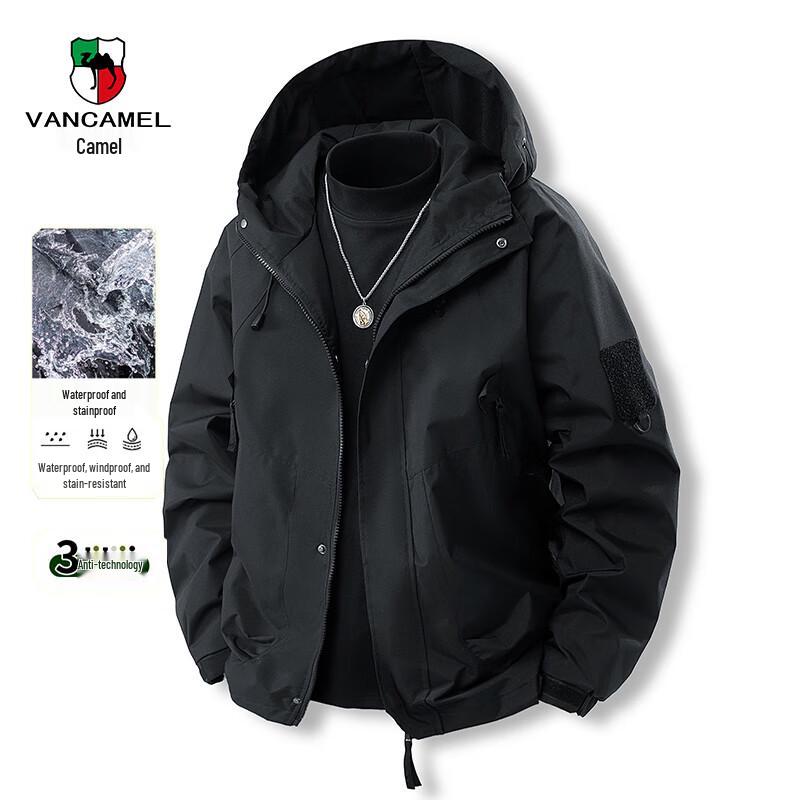 

VANCAMEL Men s Outdoor Windbreaker Jacket 2XL