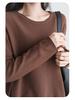 100% Reine Baumwolle Damen Strickpullover - Zart, Hautfreundlich, Lockere Passform, Übergröße, Frühling/Herbst Stil