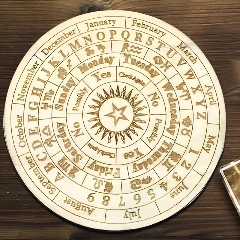 Astrolojik Yerleşim Panosu, Ahşap Kehanet Panosu, Ay ve Yıldız Kehanet Panosu, Mistik Mesaj Panosu, Cadılık Enerjisi