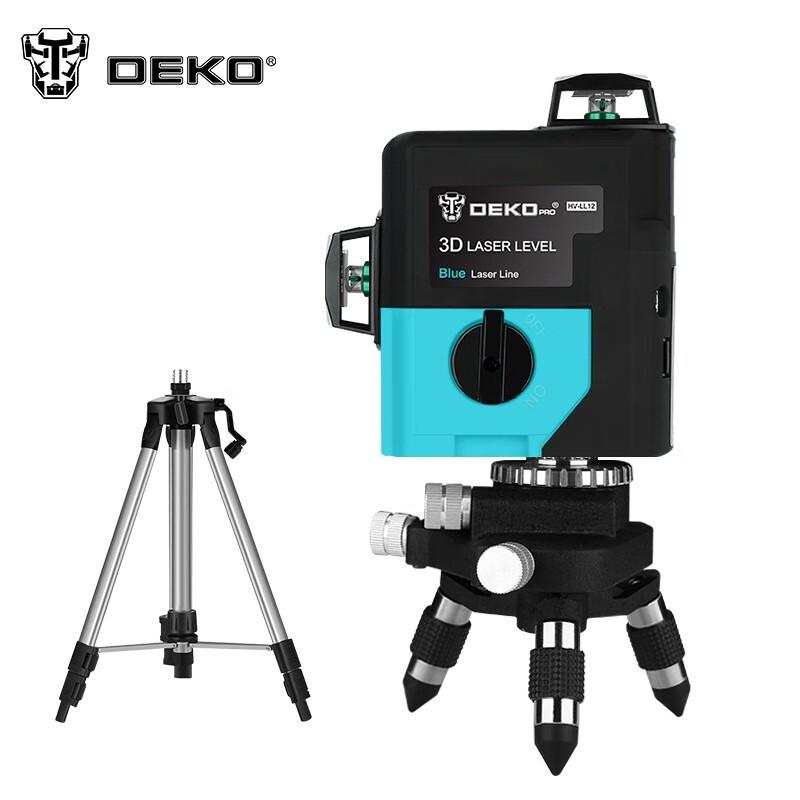 

DEKO 12-Line Blue Laser Level Kit CN plug (adapter included)