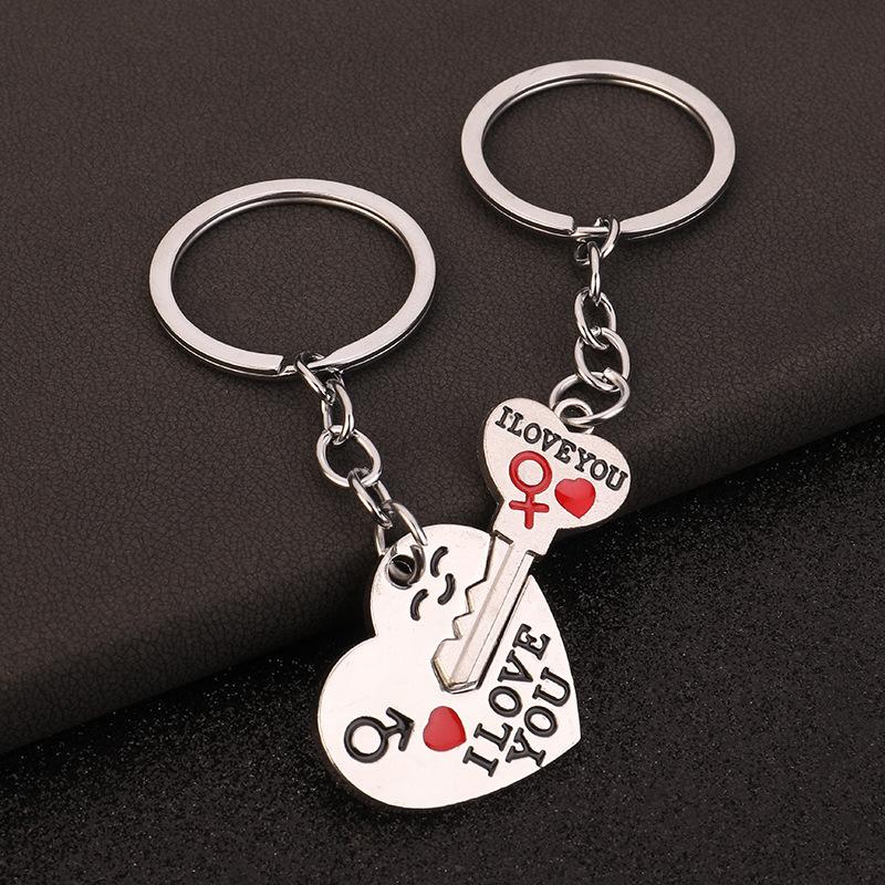 Cartoon Cat And Fish Keychains Polished Stainless Steel Animal Cat Pendant Children's Funny Keychains