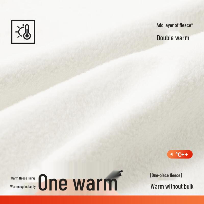 Navigare Men's Plush Warm Wide-Leg Casual Pants