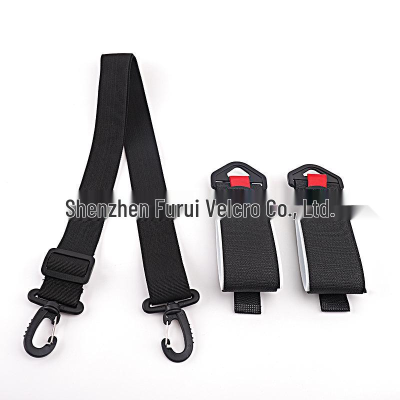 Handheld Double Snowboard Bindings and Ski Board Protection Straps with Shoulder Strap
