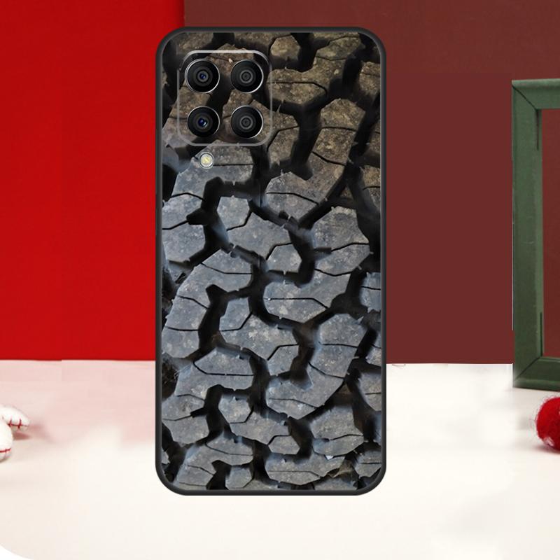 Tire Tread Wheel Case For Samsung Galaxy M11 M21 M31 M14 M34 M54 M12 M32 M52 M15 M13 M16 M36 M56 M53 M35 M55