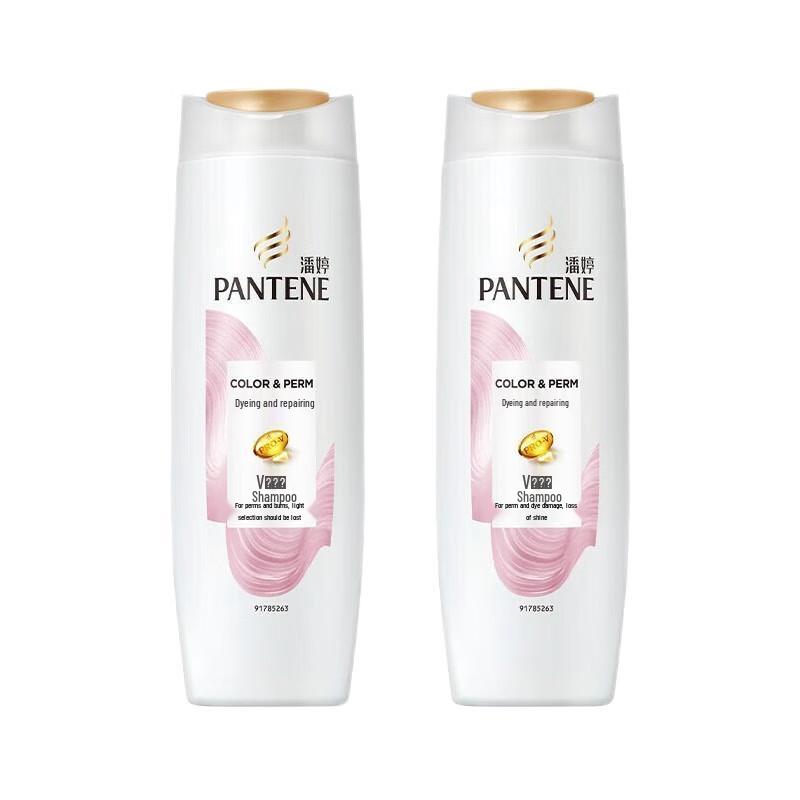 Pantene Шампунь для восстановления окрашенных волос и волос после химической завивки, двойная упаковка