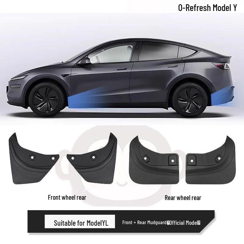 Unsichtbarer Kotflügel für Tesla Model Y/3 Facelift - Verstecktes Auto-Dekorationszubehör