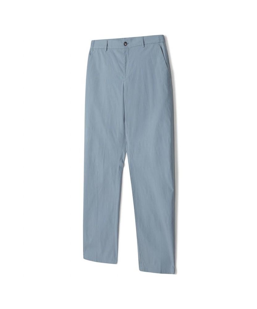 NOTIG Linen Blend Chore Set-Up Pants Blue_Ols1Ptlp102B1