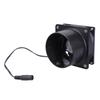 Ventilatore da scarico versatile da 80 mm con velocità regolabile per un raffreddamento e un'estrazione dell'aria efficaci in vari ambienti