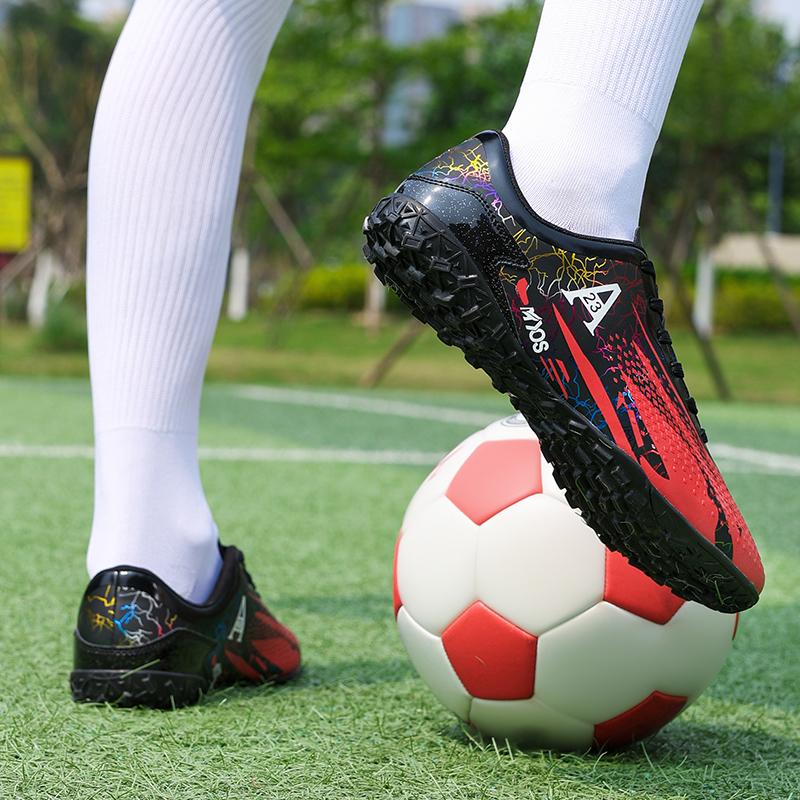 Мужские футбольные бутсы подростковые дышащие футбольные бутсы профессиональная игровая — фото 14