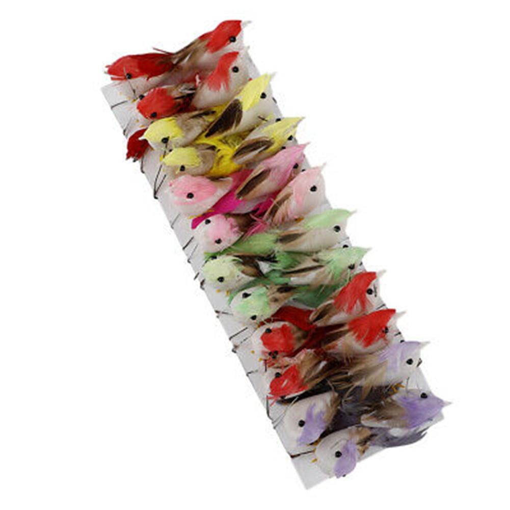Simulation Feather Bird Mini Foam Home Garden Decor 10 X 6cm