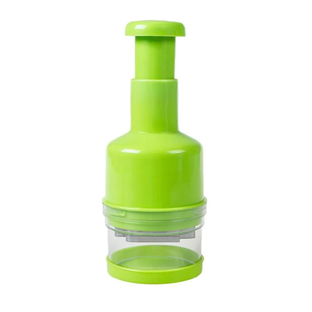 2024 Hand Press Garlic Chopper Multi-Function Manual Onion Cutter Vegetable Chopper Handheld Food Processor Shredder Garlic Mincer Hand Hand