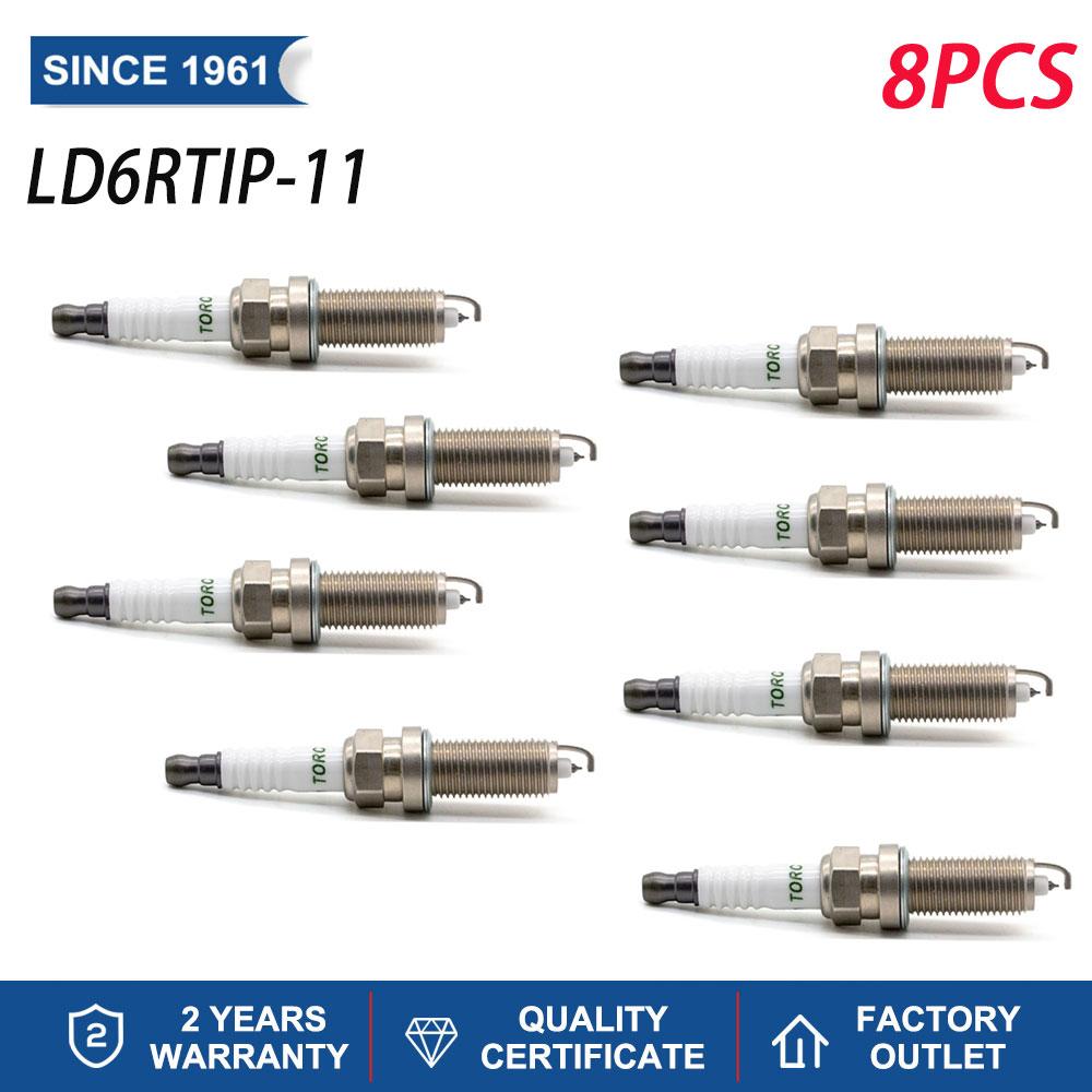 4-8PCS Iridium Platinum Candles Replace for VR7SPP33 0242135524 BERU 12VR-7SPUX NISSAN 22401-CK81B TORCH LD6RTIP-11 Auto Parts