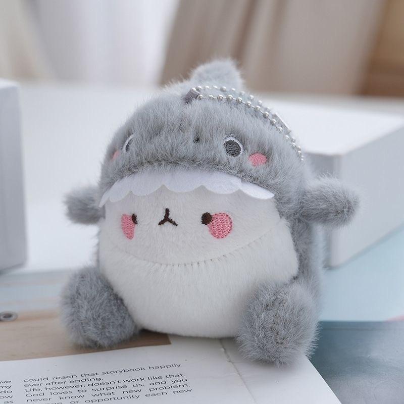 Plush Shark Keychain With Cute Expression For Backpack Decor And Kids Gifts