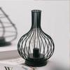 Retro Table Lamp Geometric Wire Industrial LED Light Bulb Bedside Desk Light