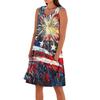 Summer Dresses For Women Loose Beach Vacation Casual Sleeveless Sundresses With Pockets Tank Dress