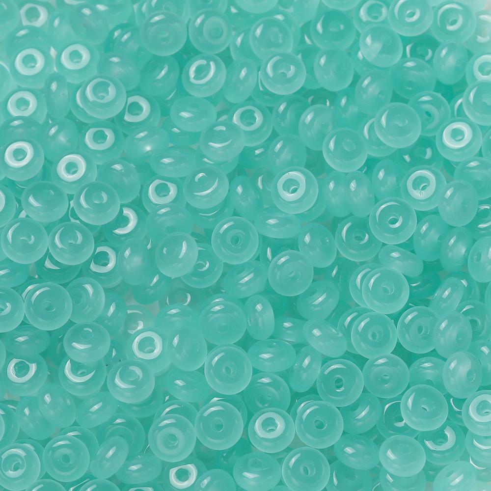 50pcs/Lots Colored Glass Seed Bead Abacus Shape Spacer Loose Beads for DIY Jewelry Making Bracelet Necklace Charms Accessories