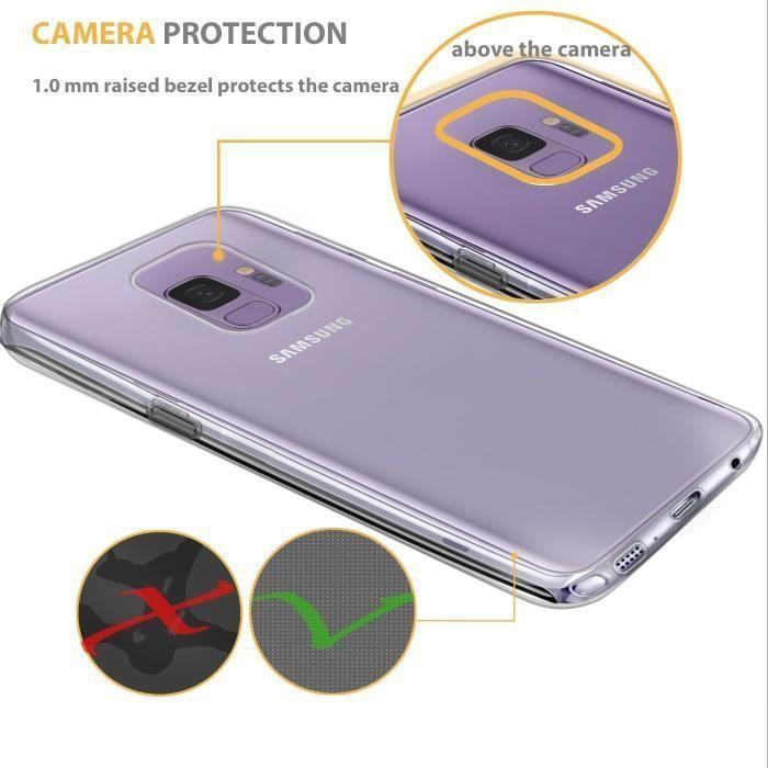 Coque pour Galaxy S9 PLUS - Phonillico® - Transparent - TPU - Silicone - Souple