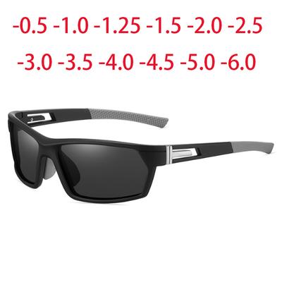 0 -0.5 -0.75 Do -5.0 Sportowe Okulary Przeciwsłoneczne z Dioptriami Antyodblaskowe dla Krótkowzroczności Soczewki do Jazdy Nocnej Okulary Przeciwsłoneczne Korekcyjne